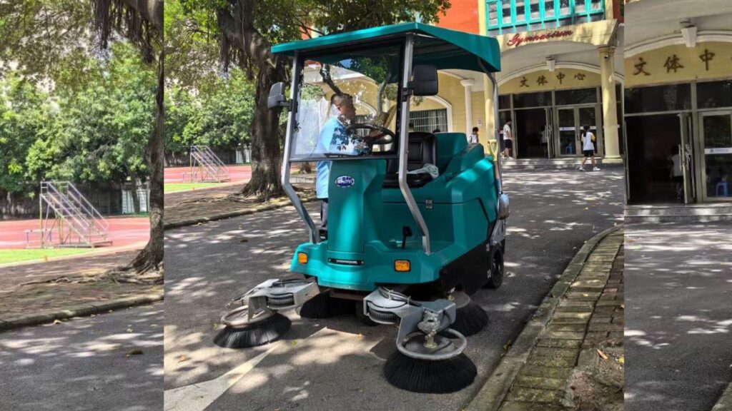 CY Floor Sweeper CYS175 for School Floor Cleaning