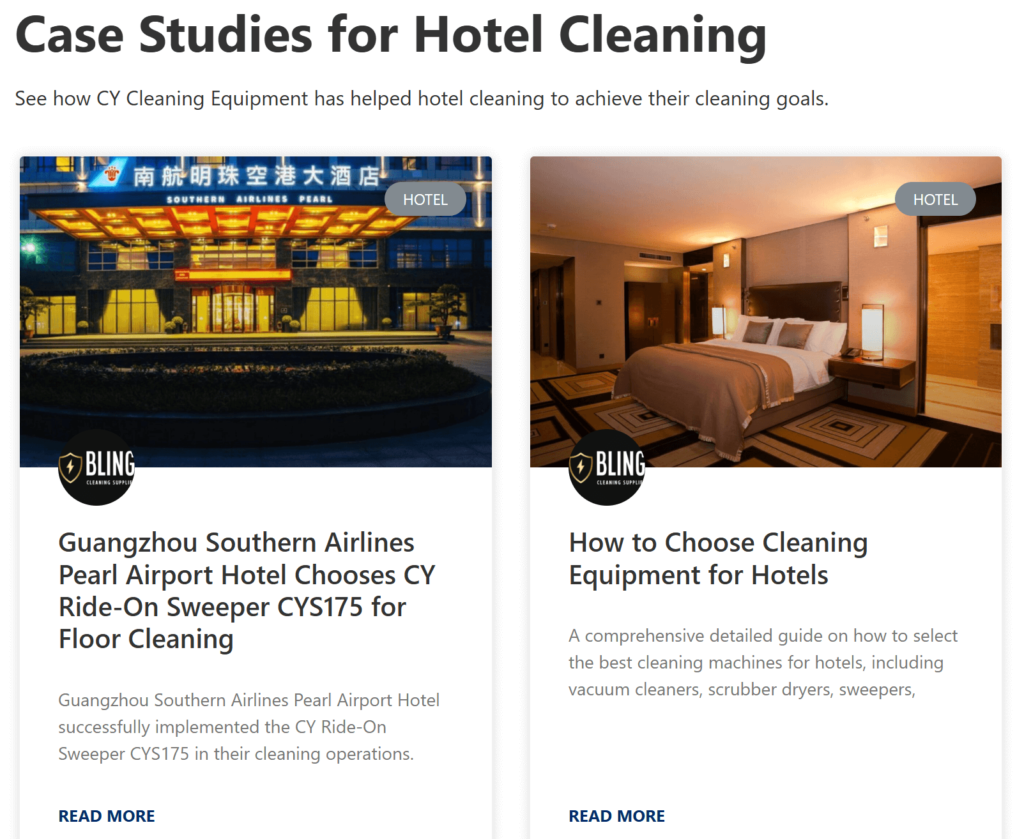 Case Studies for Hotel Cleaning