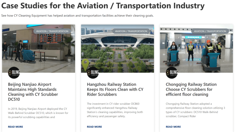 Case Studies for the Aviation / Transportation Industry