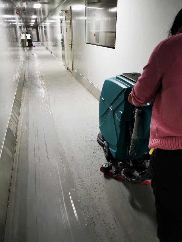 CY walk behind scrubber DC510 for corridor cleaning