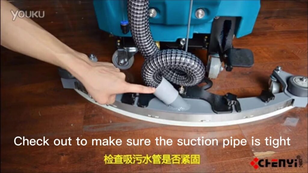 make sure the suction pipe is tight