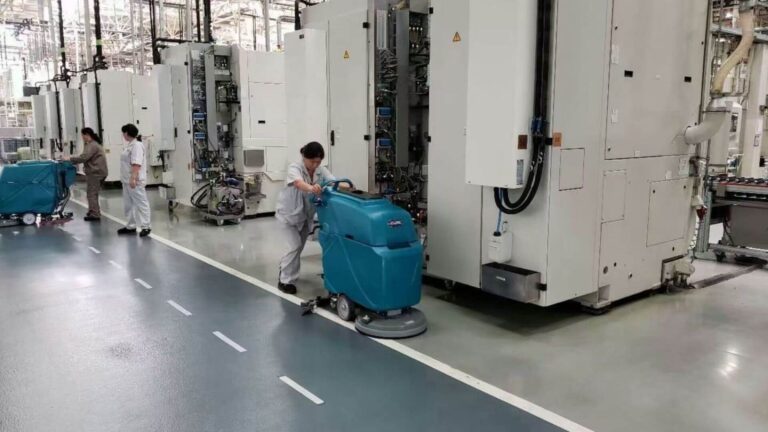 Large Enterprises Choosing the CY Walk-Behind Scrubber DC510 for Floor Cleaning