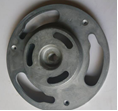 Brush plate fixing buckle