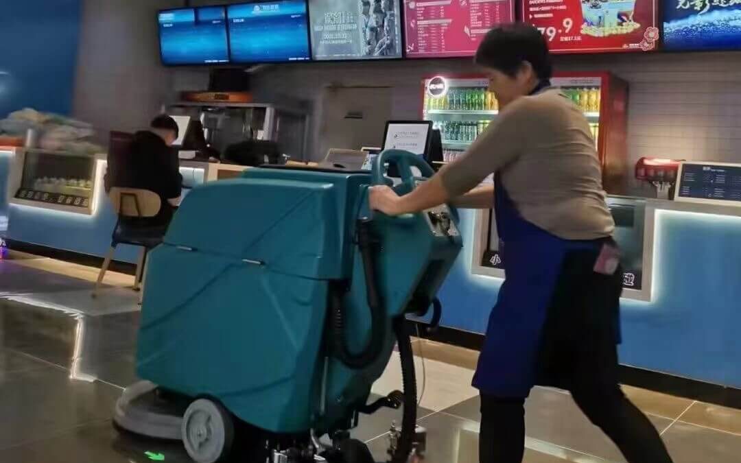 CY walk behind floor scrubber